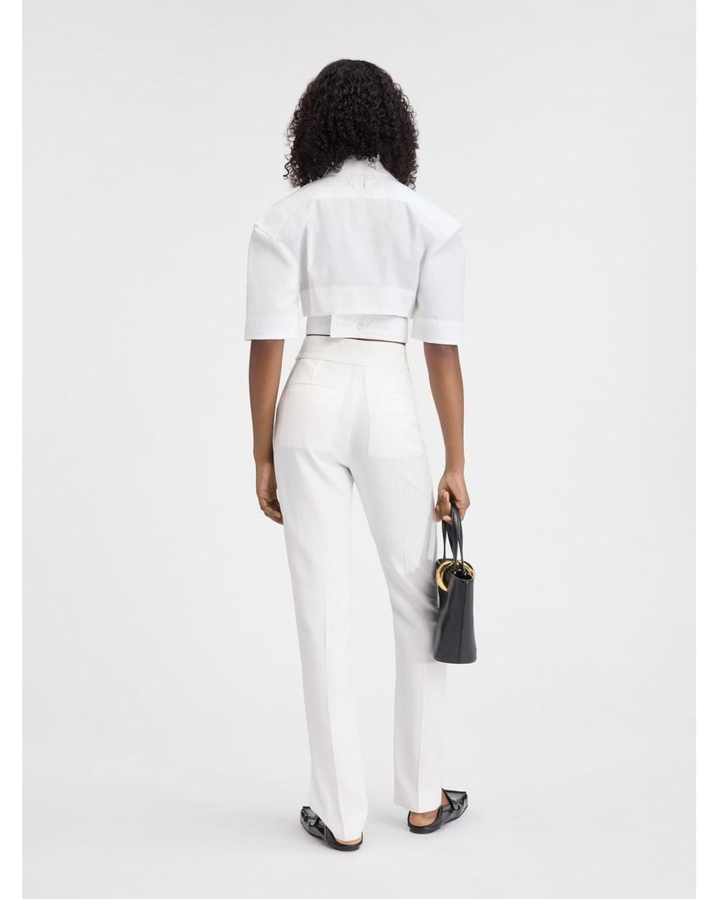 Jacquemus White The Tibau Pants