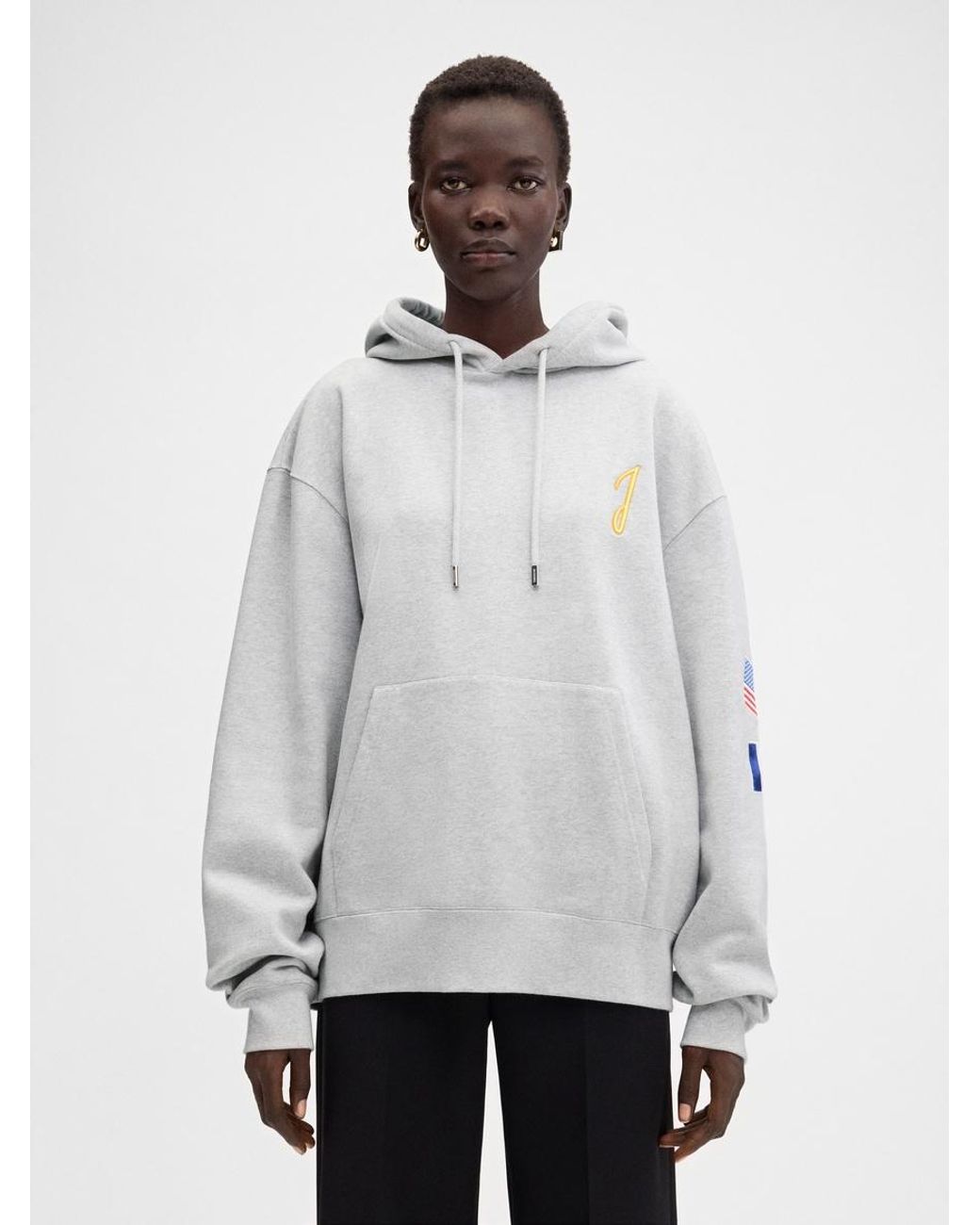 Jacquemus White The New York Hoodie