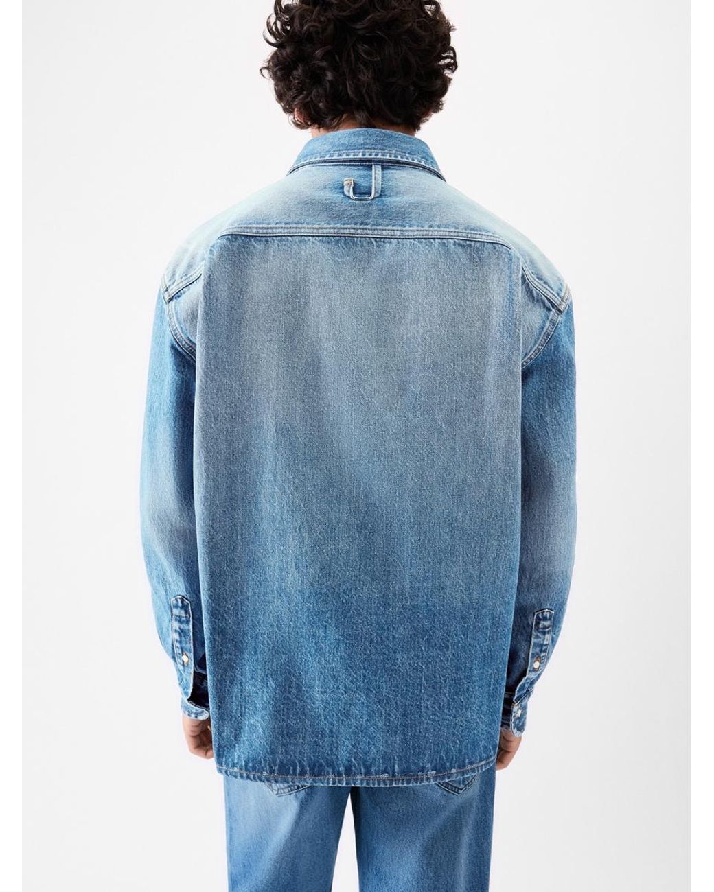 Jacquemus Blue The Simon De-Nîmes Denim Shirt for men