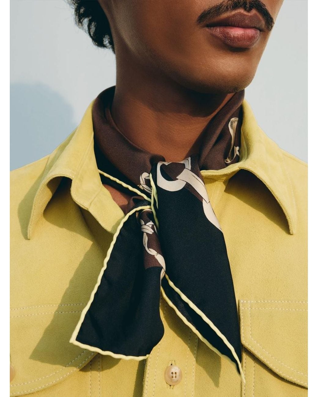 Jacquemus Black The Pampille Silk Scarf