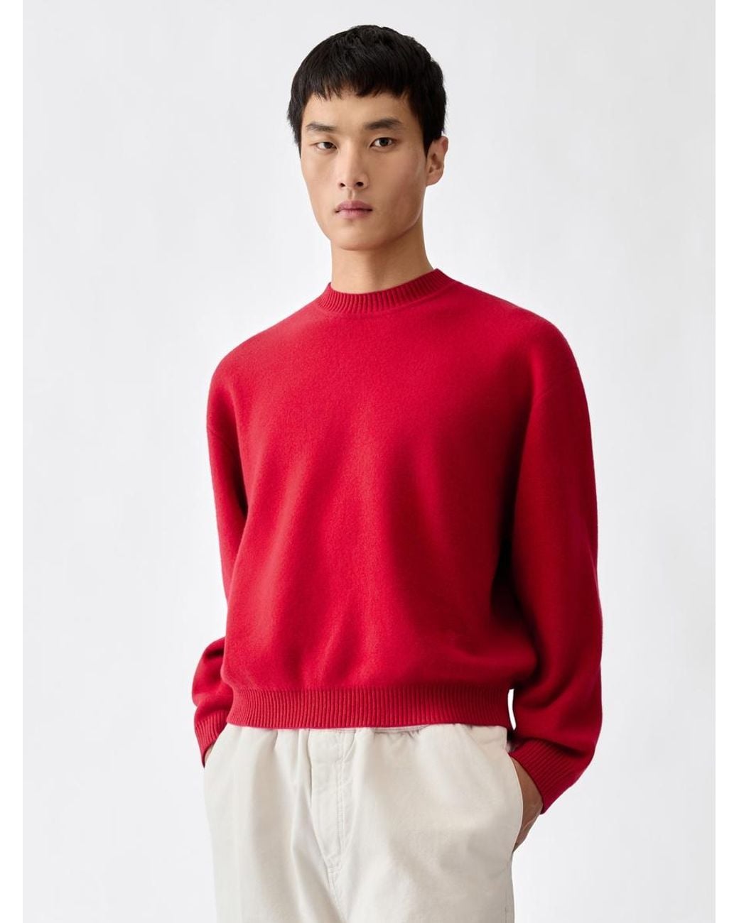 Jacquemus Red Der Pelota Pullover for men
