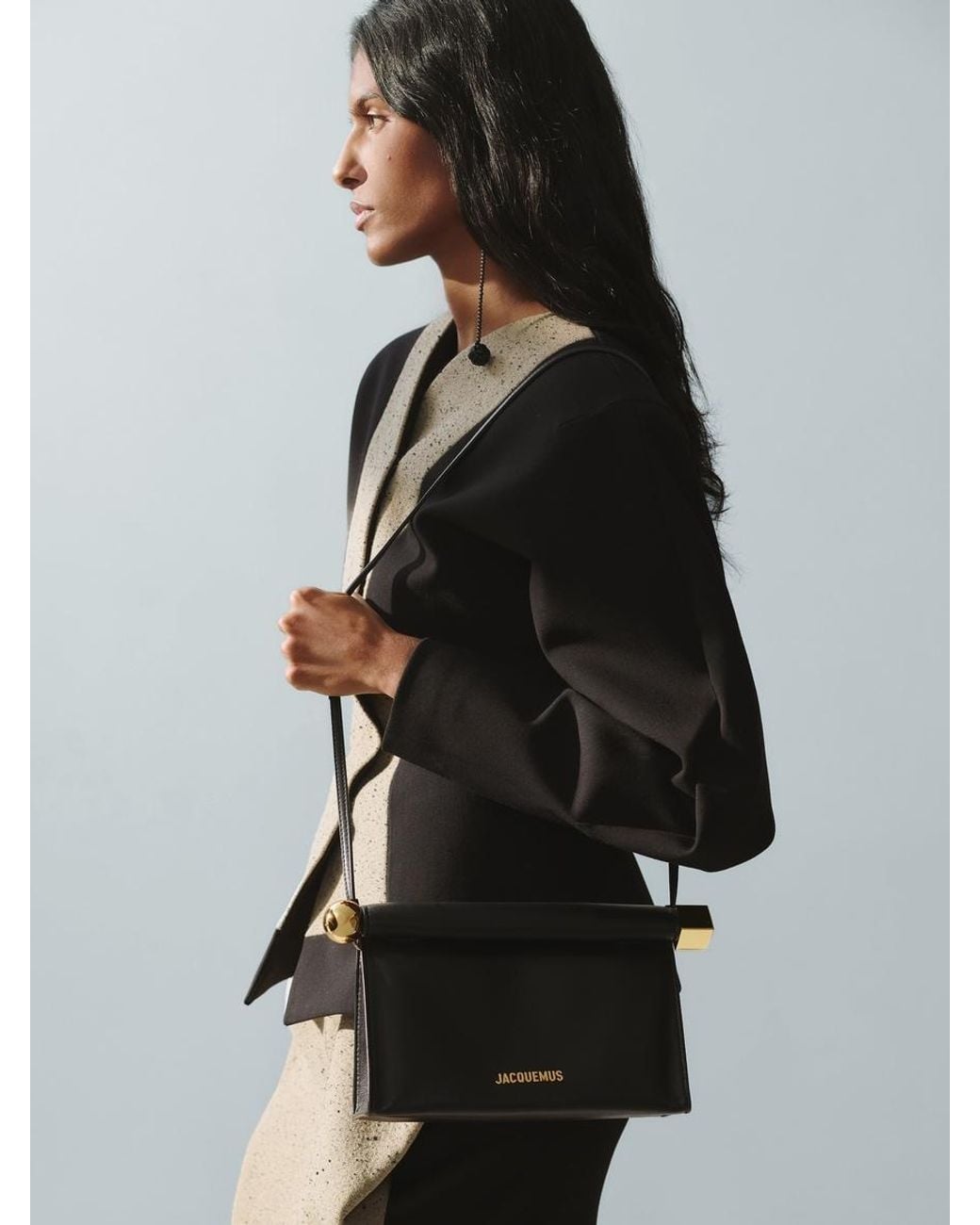 Jacquemus White The Rond Carré Bag