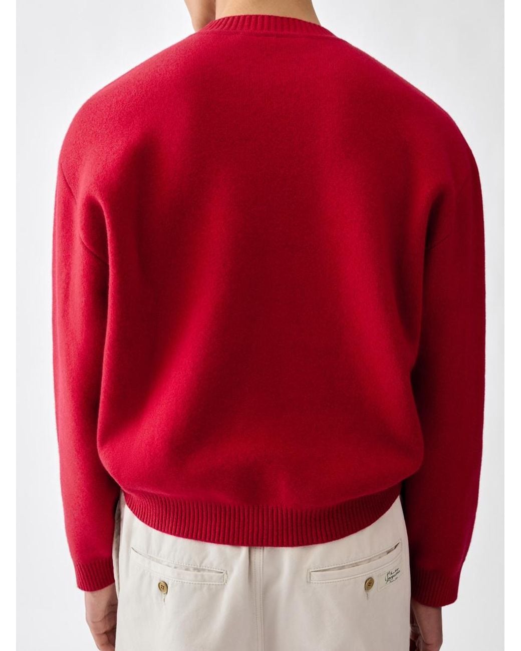 Jacquemus Red Der Pelota Pullover for men