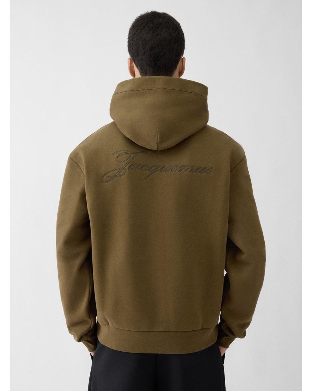 Jacquemus Green The Logo Hoodie for men