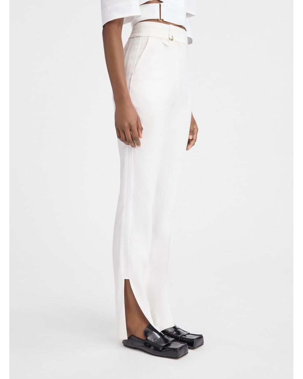 Jacquemus White The Tibau Pants