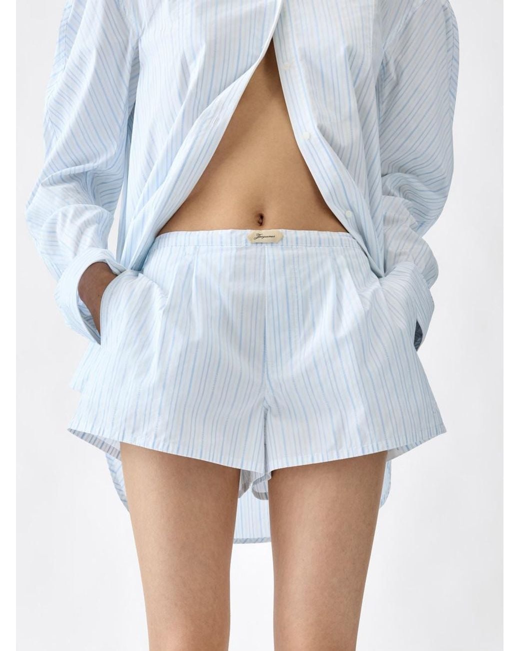 Jacquemus Blue Die Amelo Shorts