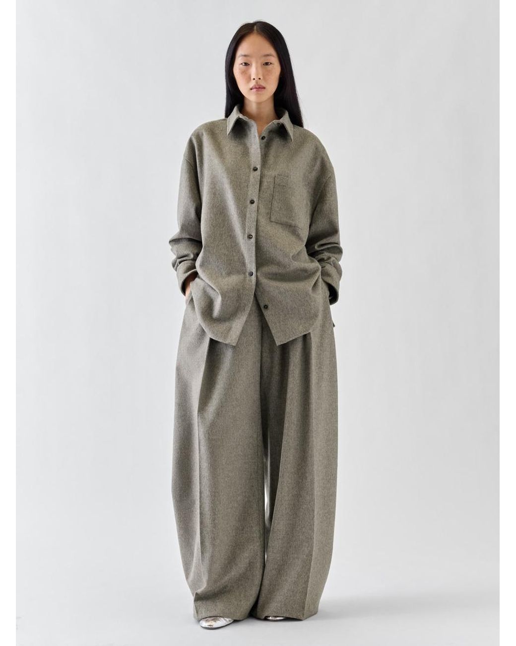 Jacquemus Natural Das Flanelle Hemd