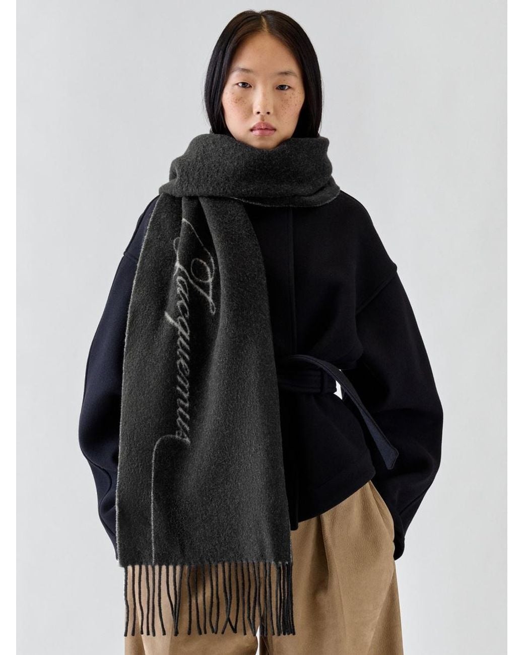 Jacquemus Black Der Citta Schal for men