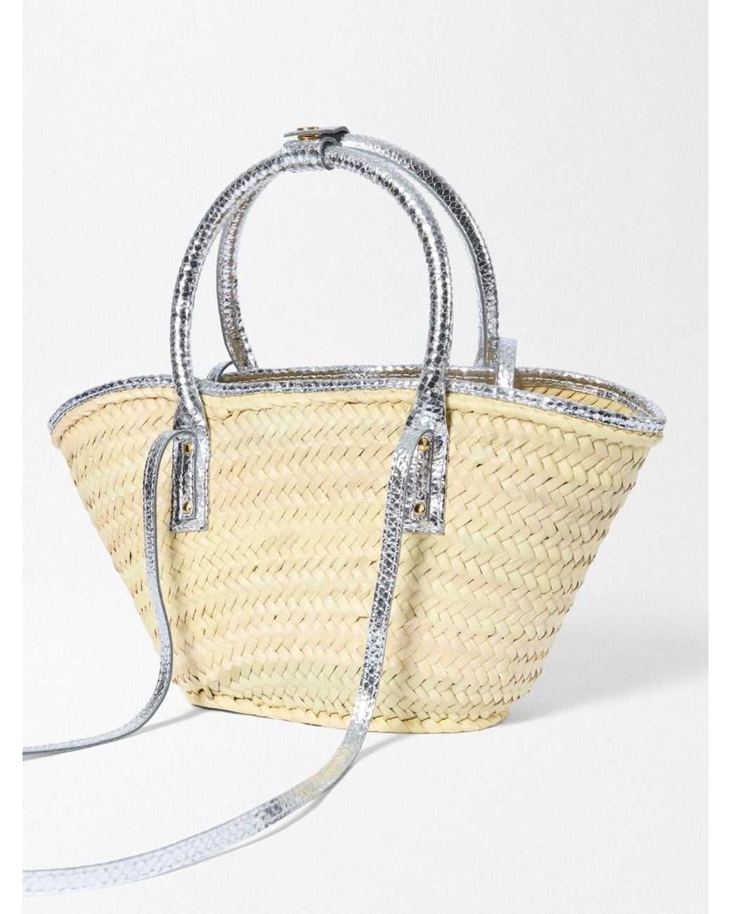 Jacquemus Metallic The Small Soli Basket