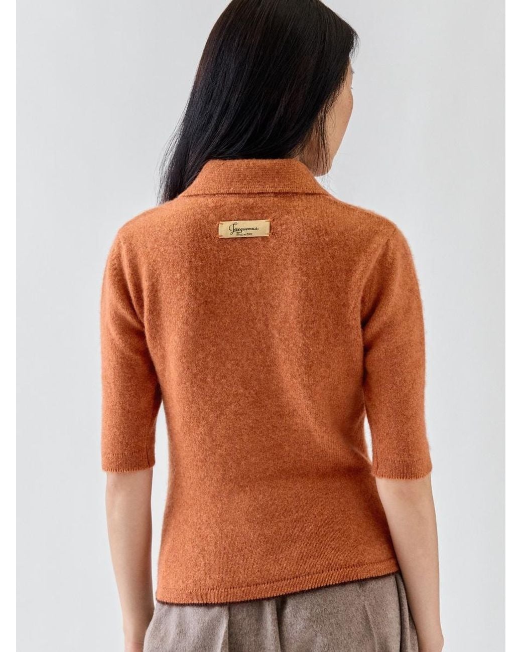 Jacquemus Pink Das Cachemire Polohemd