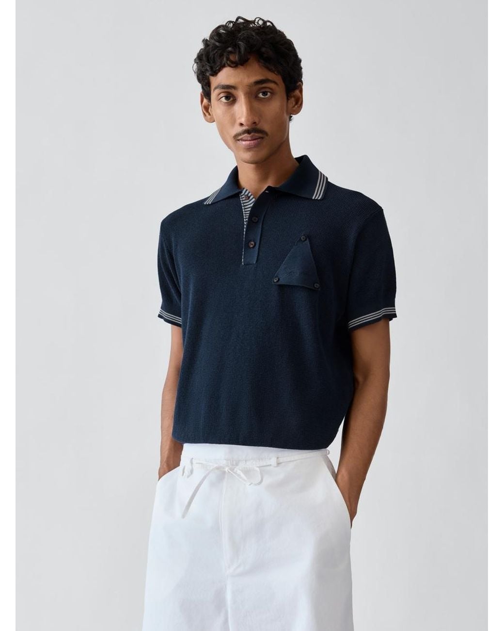 Jacquemus Blue The Voilier Polo Shirt