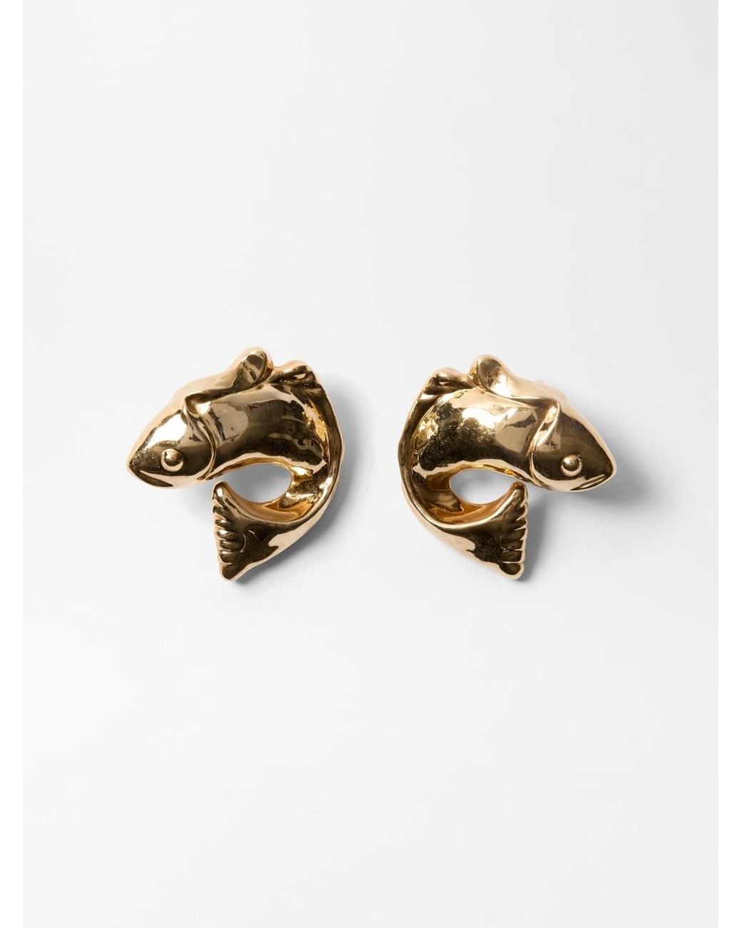 Jacquemus Metallic The Poisson Earrings