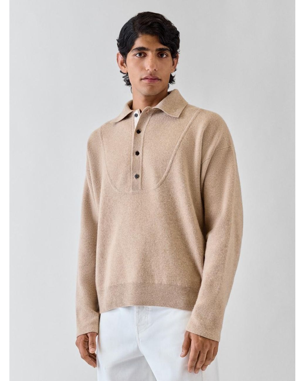 Jacquemus Natural Der Pallone Pullover