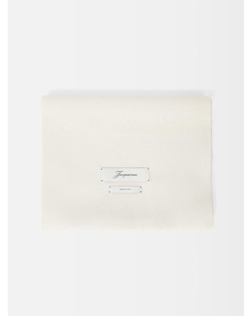 L'Écharpe Cachemiro Jacquemus en coloris White