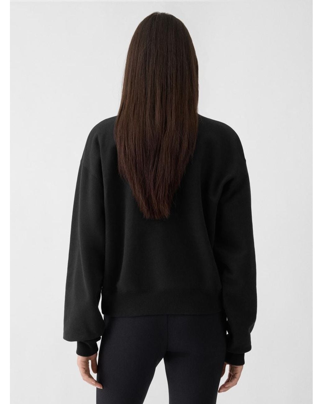 Jacquemus Black The Gros Grain Zipped-Rollneck Sweatshirt