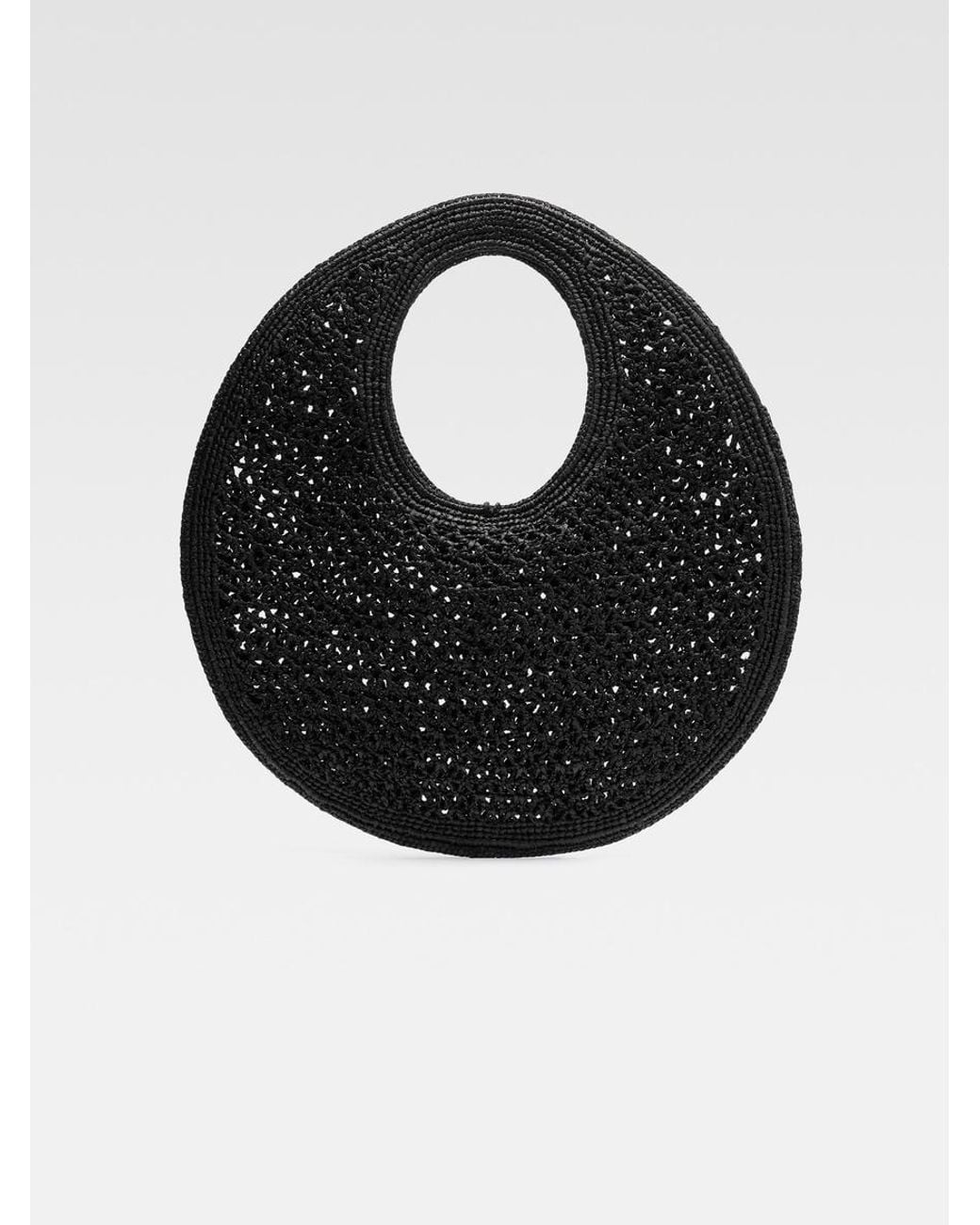 Jacquemus Black The Spiaggia Round Bag