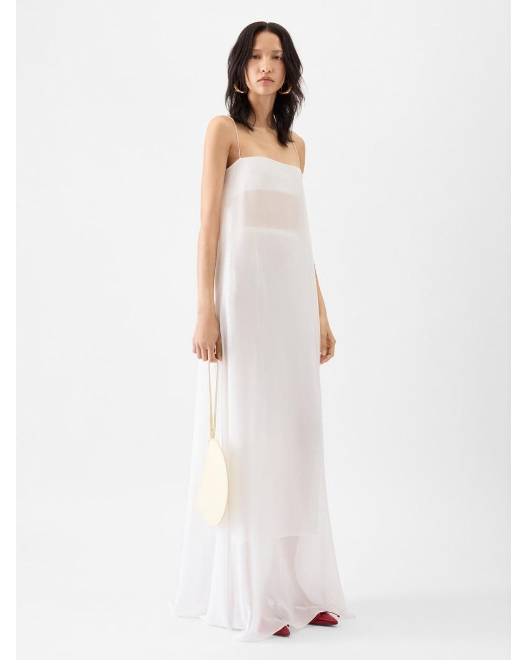 white flat dress sandals Open Toe Flats White Pleated Sandals White / US10