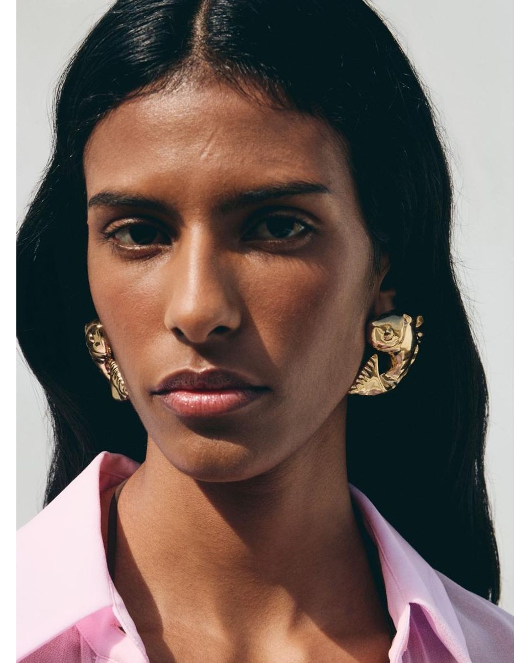 Jacquemus Metallic The Poisson Earrings