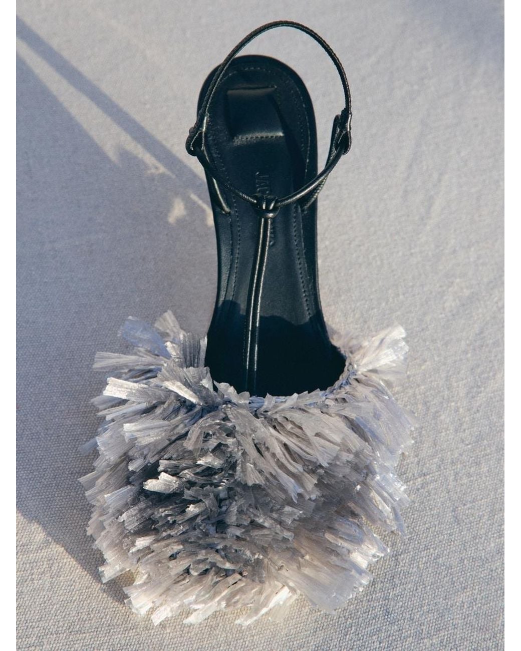 Jacquemus Metallic Die Pina Sandalen