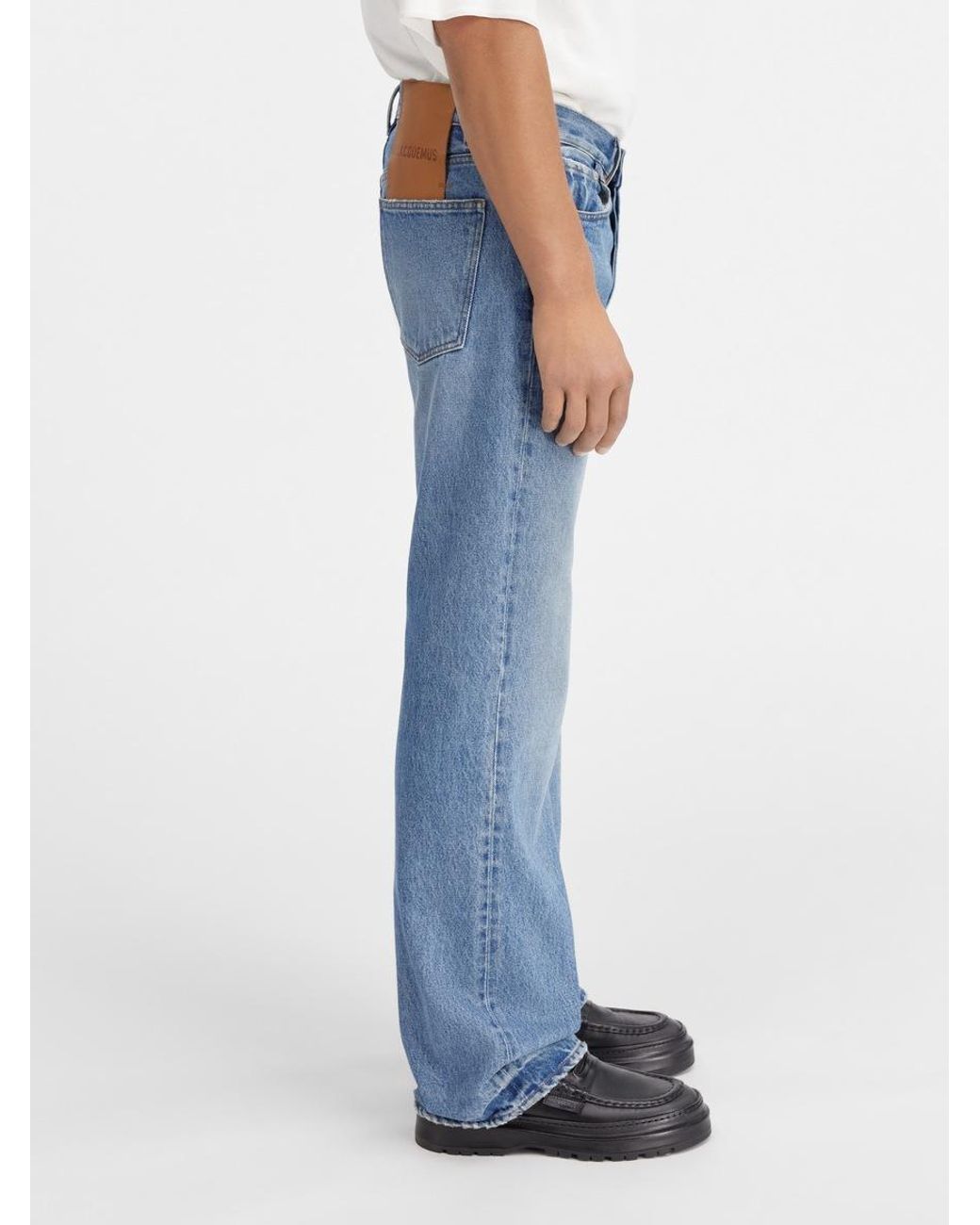 Jacquemus Blue The Straight De-Nîmes Denim Pants for men