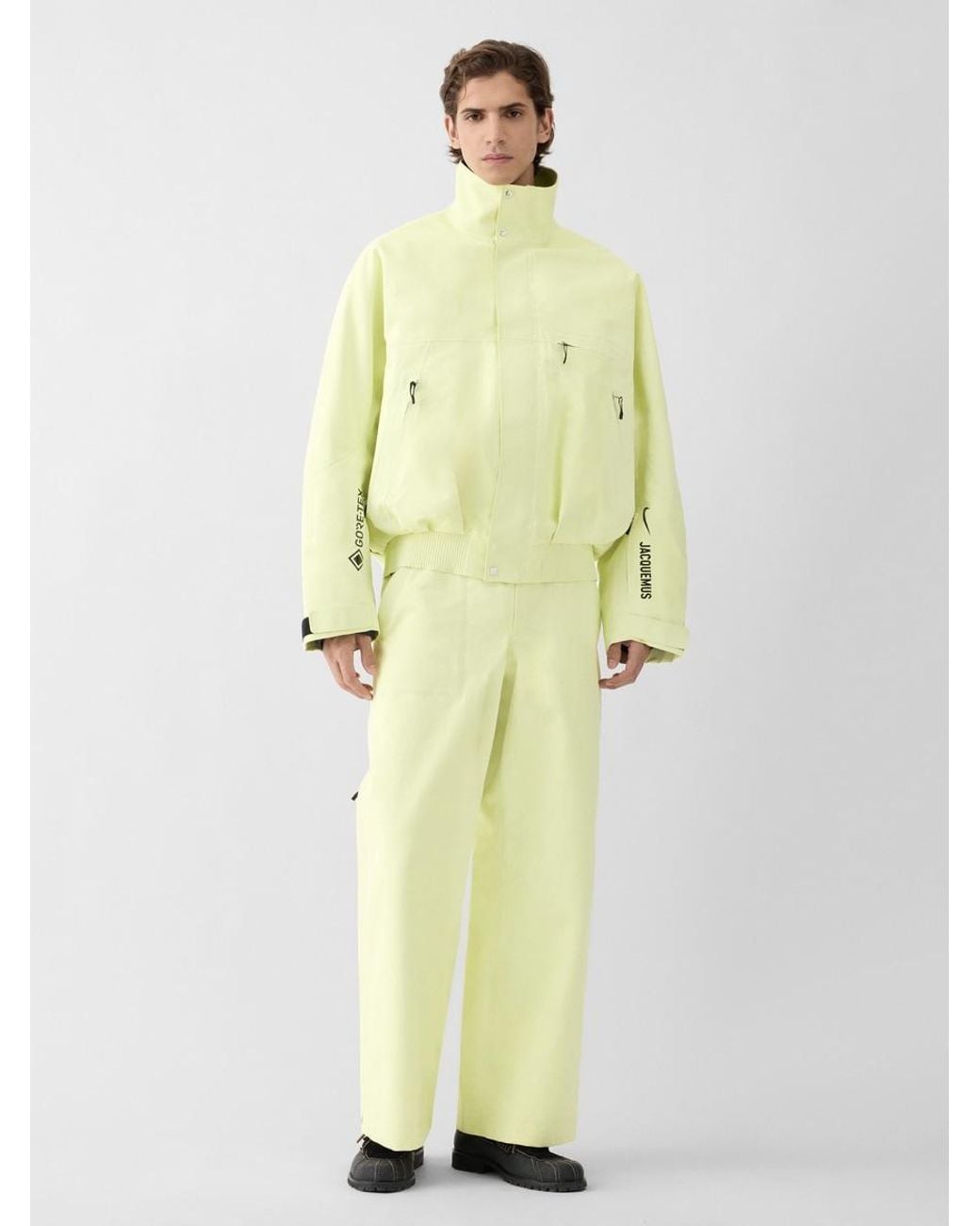 Jacquemus The Gore-Tex Jacket + Nike in Yellow | Lyst UK