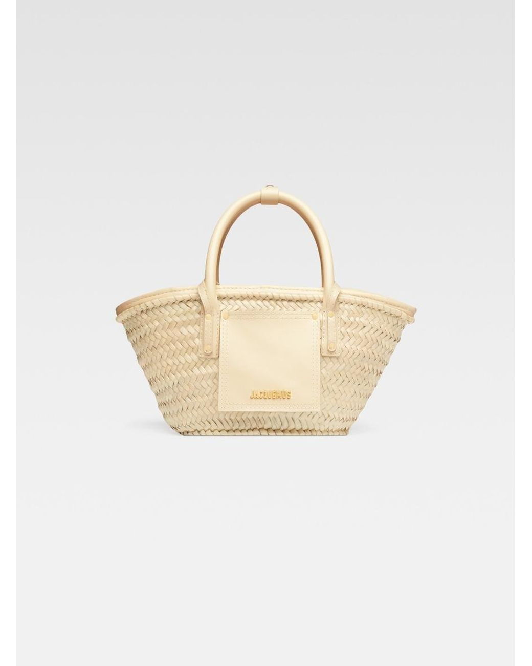 Jacquemus The Small Soli Basket in White Lyst UK