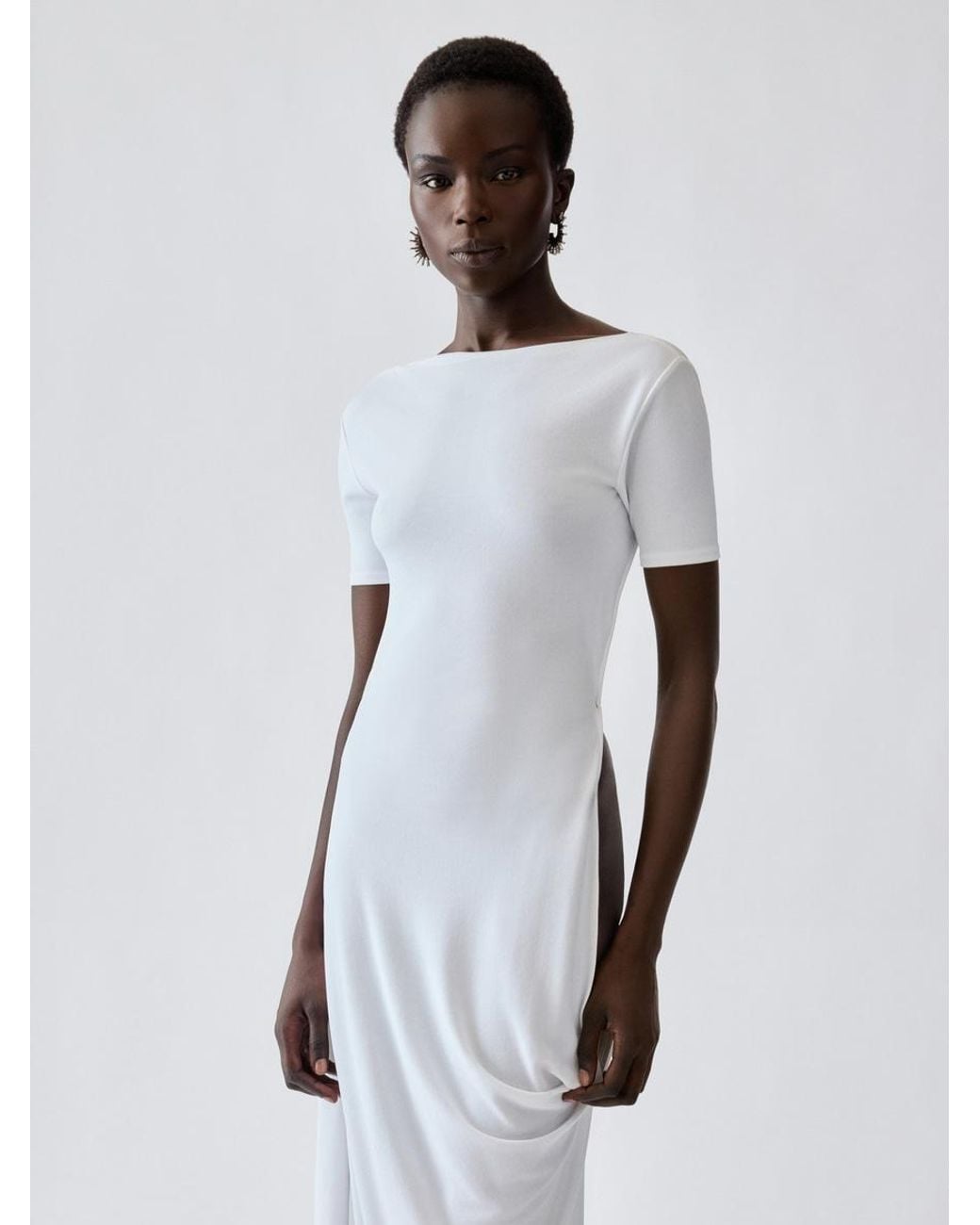 Jacquemus White The Sole Dress