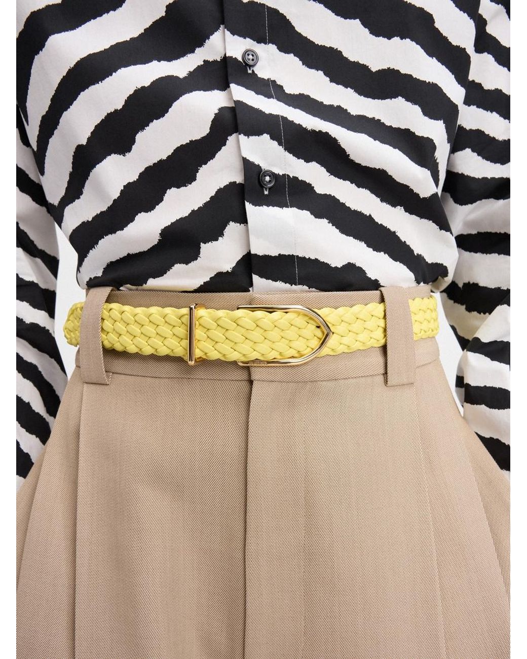 Jacquemus Yellow The Bambino Belt