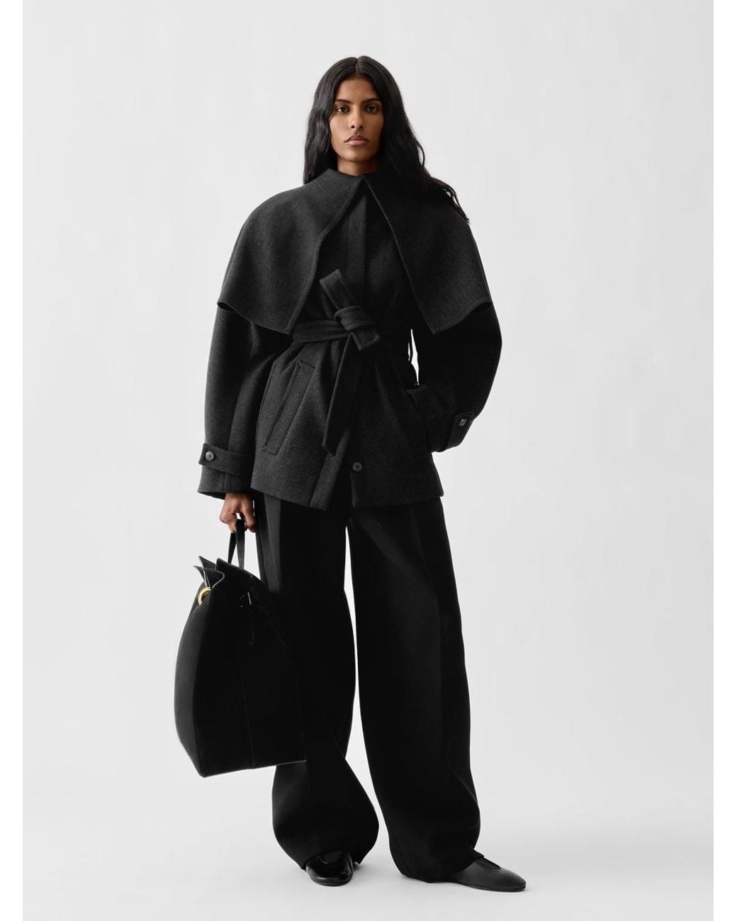 Jacquemus Black The Boléro Peacoat