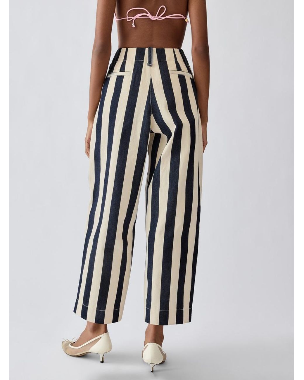 Jacquemus White The Parasol De-Nîmes Denim Pants