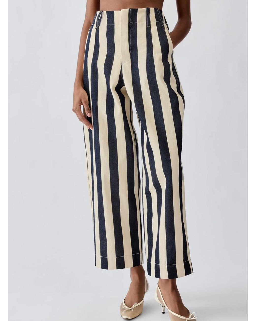 Jacquemus White The Parasol De-Nîmes Denim Pants