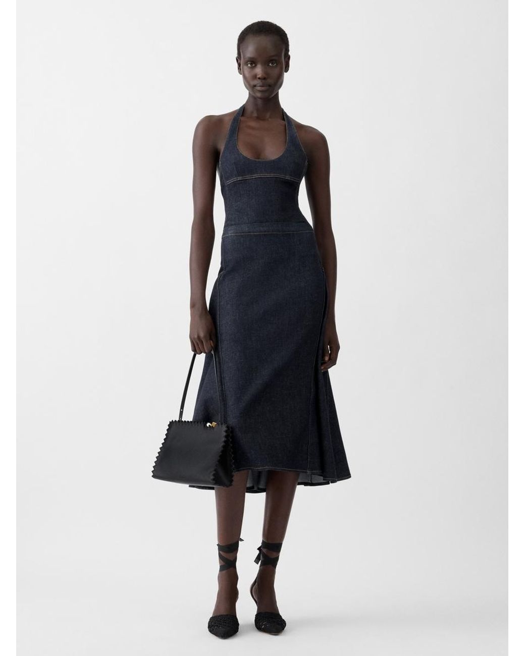 Jacquemus Blue The Lavoir De-Nîmes Denim Skirt
