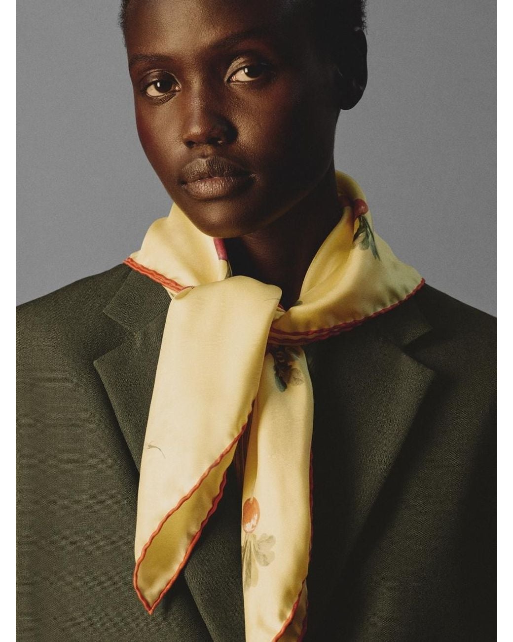 Jacquemus Metallic The Radish Scarf
