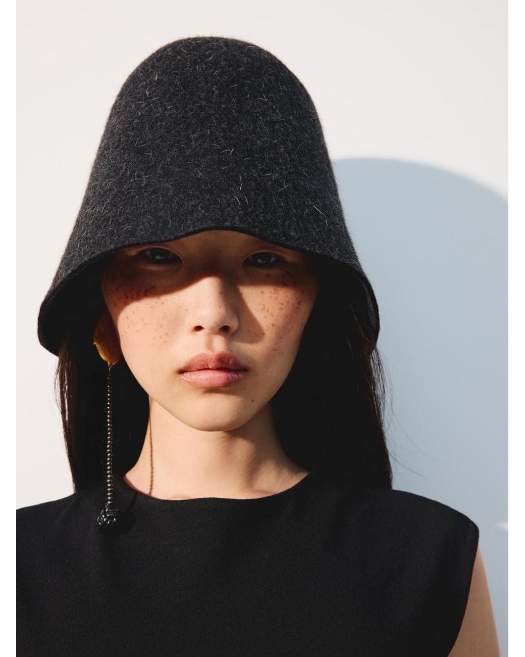 Jacquemus Black The Cloche Hat