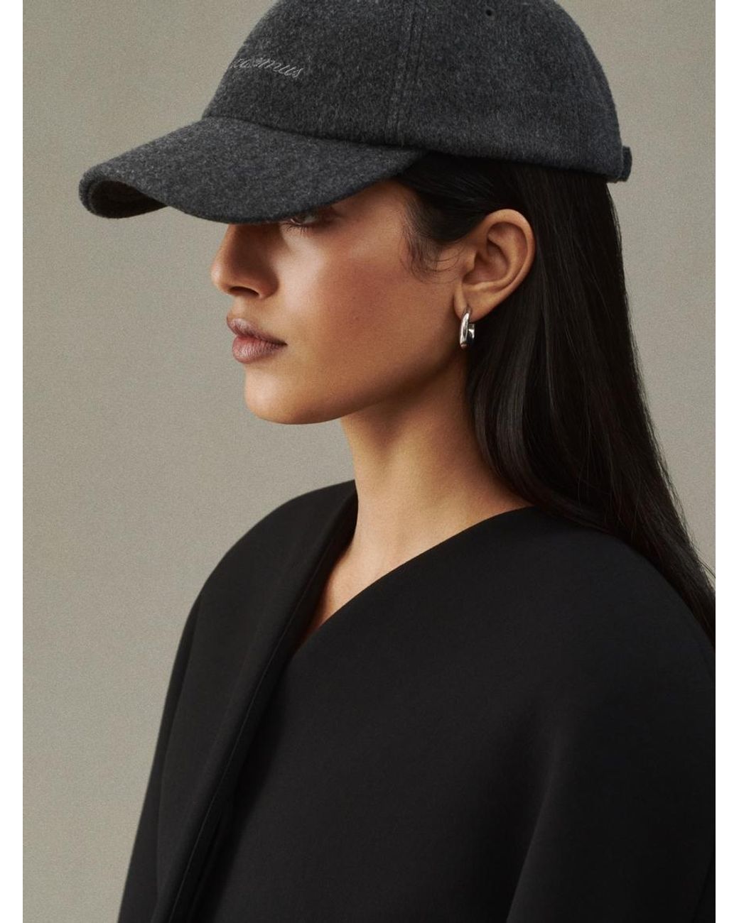 Jacquemus Black The Cachemiro Baseball Cap