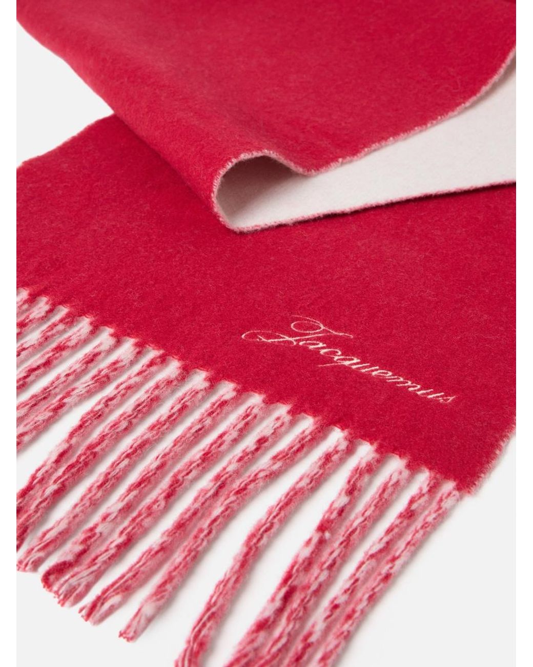 Jacquemus Red The Atelier Scarf