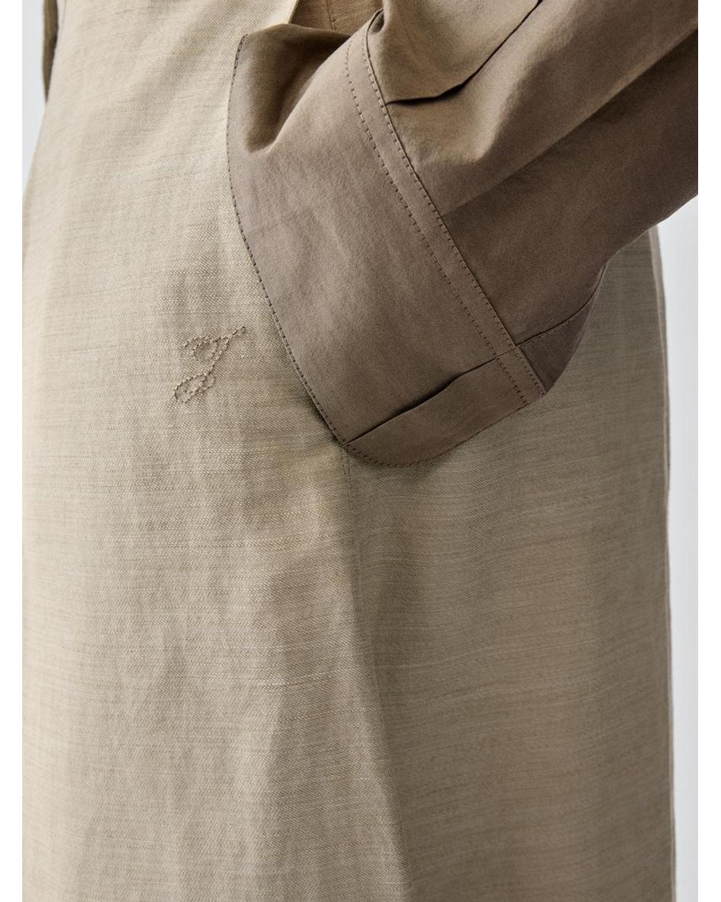 Jacquemus Natural The Ovalo Fluid Pants
