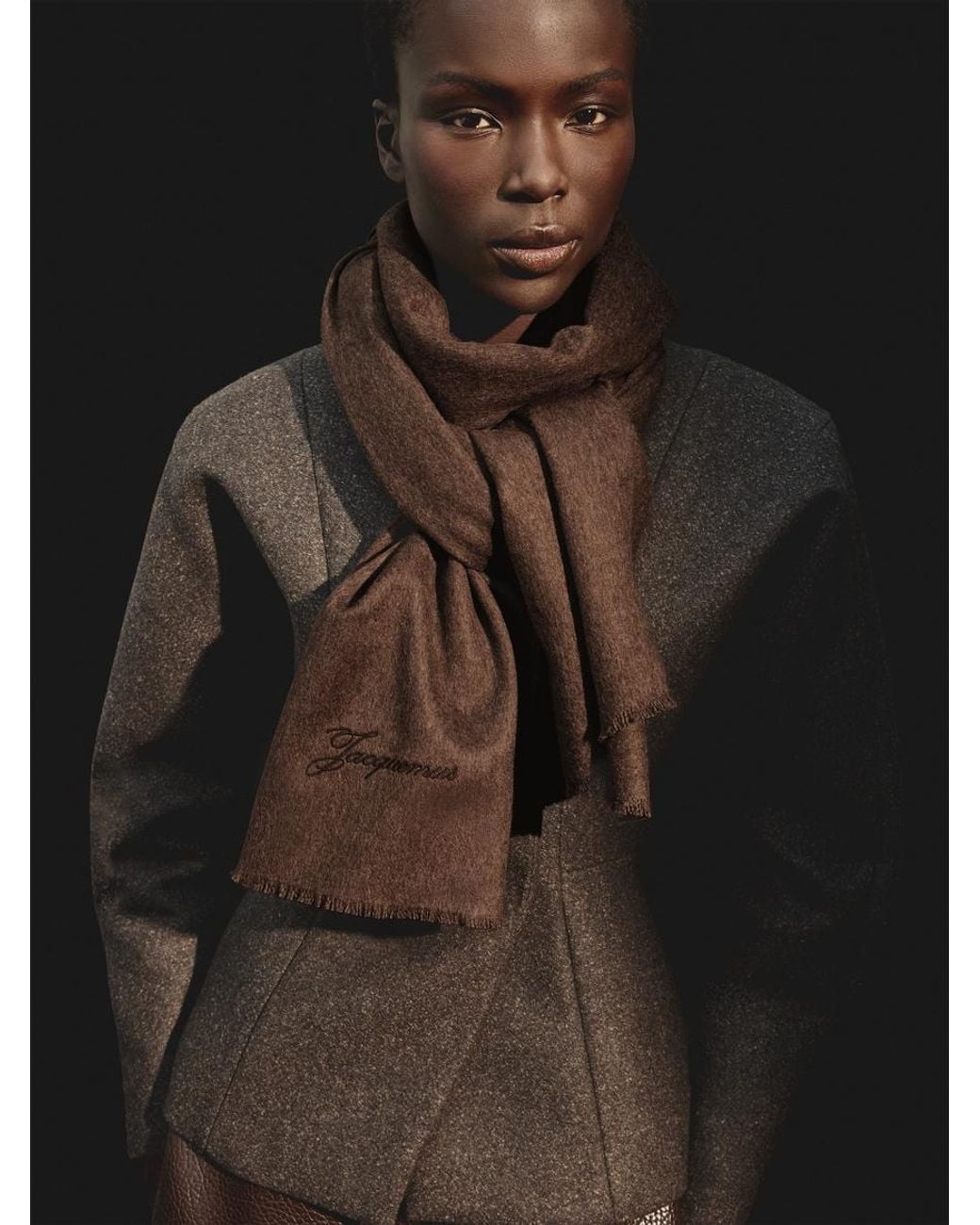 Jacquemus Brown Der Tailleur Schal