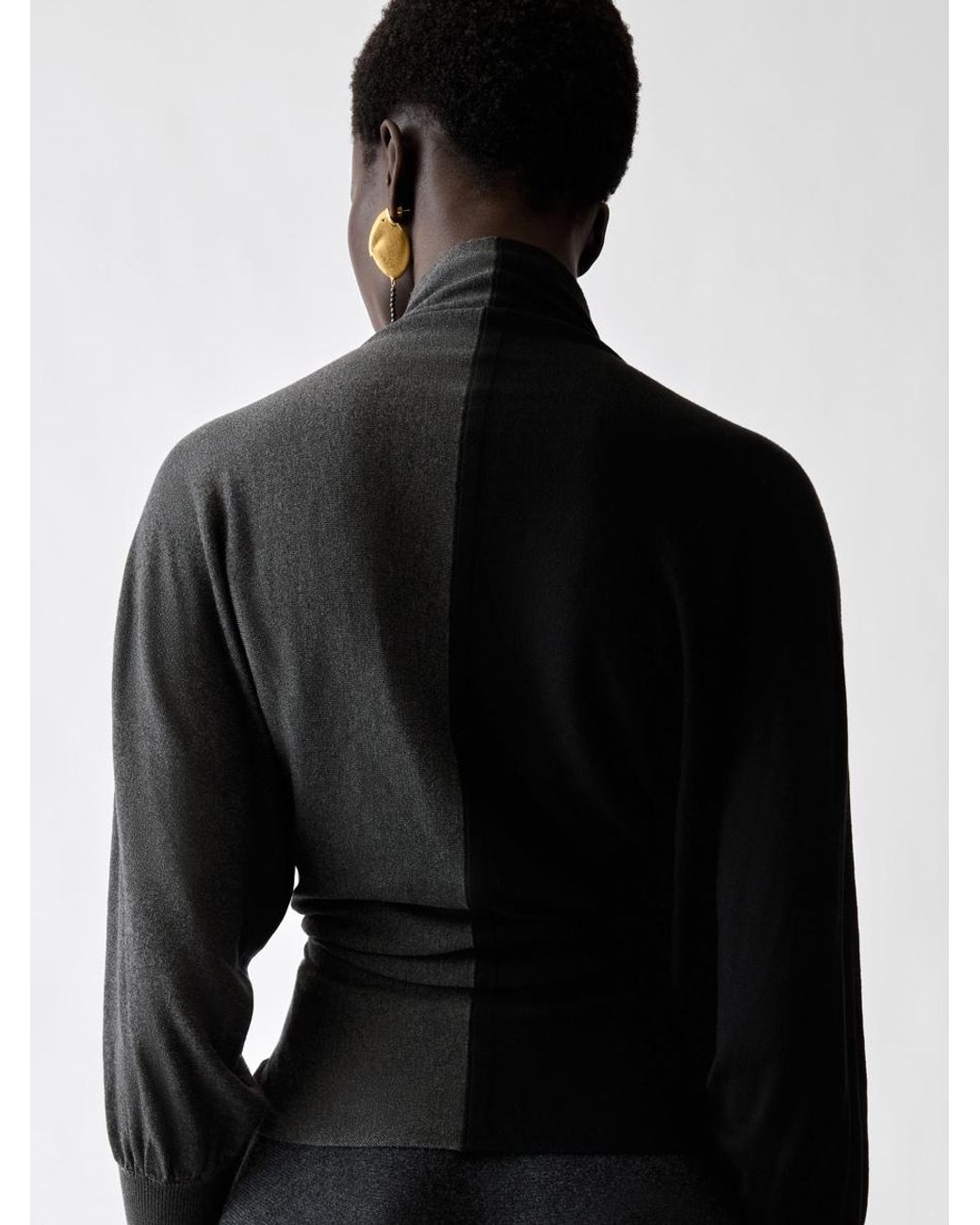 Jacquemus Black The Losange Knit Polo