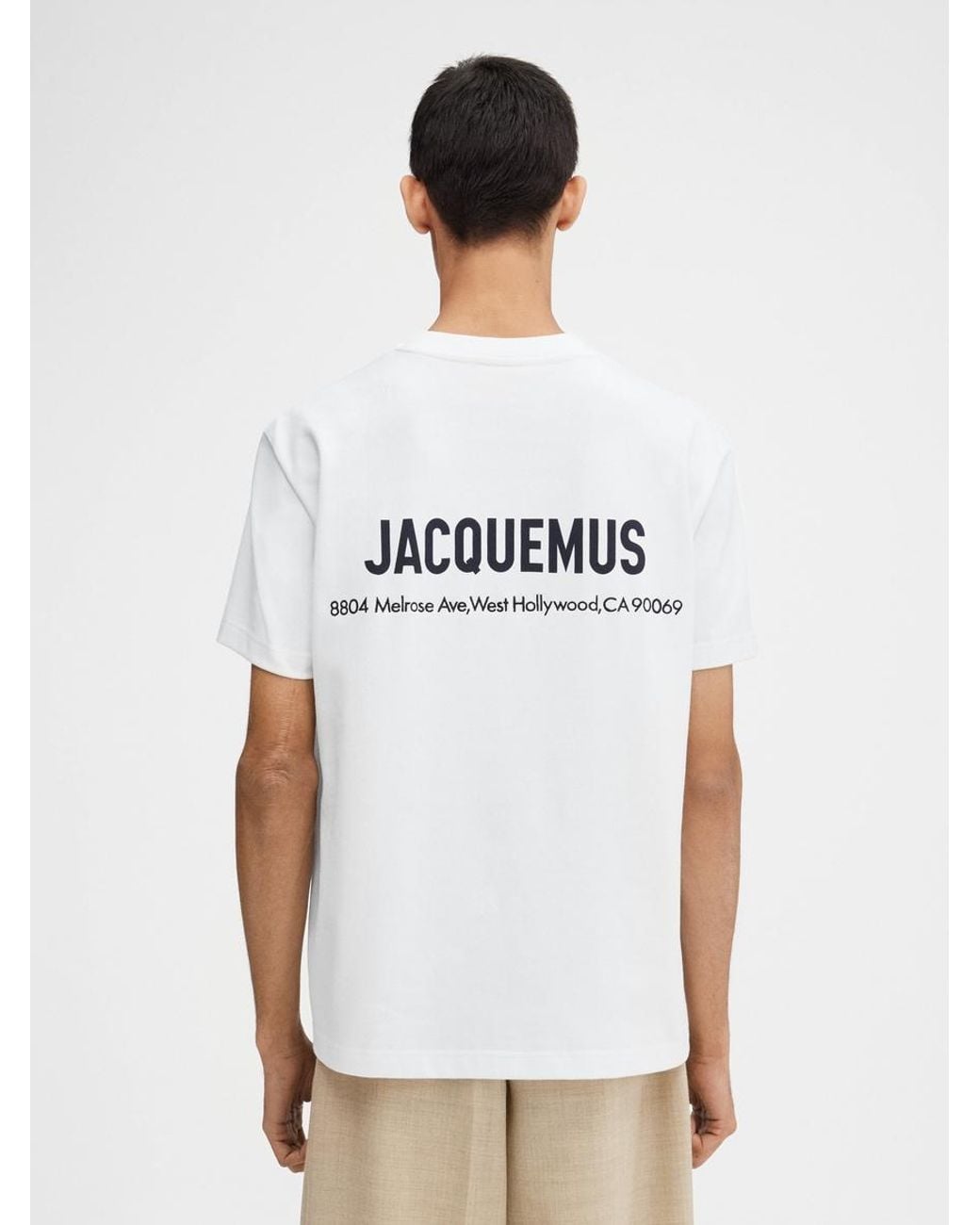 Jacquemus White The Los Angeles Address T-Shirt