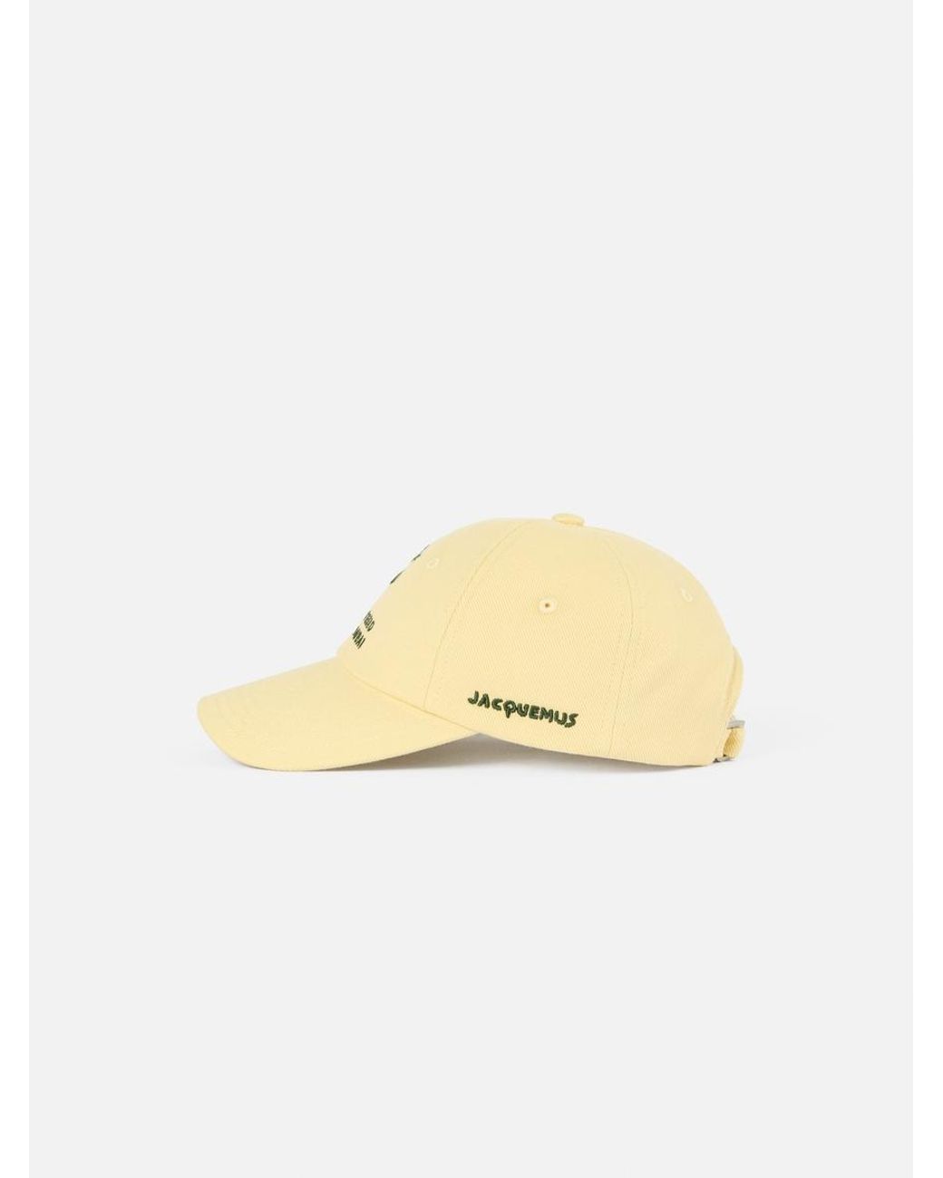 Jacquemus Metallic The Hello Dubai Baseball Cap