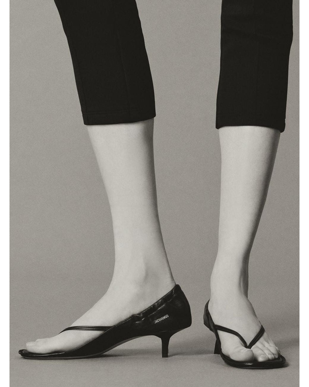 Jacquemus White The Low Sandals
