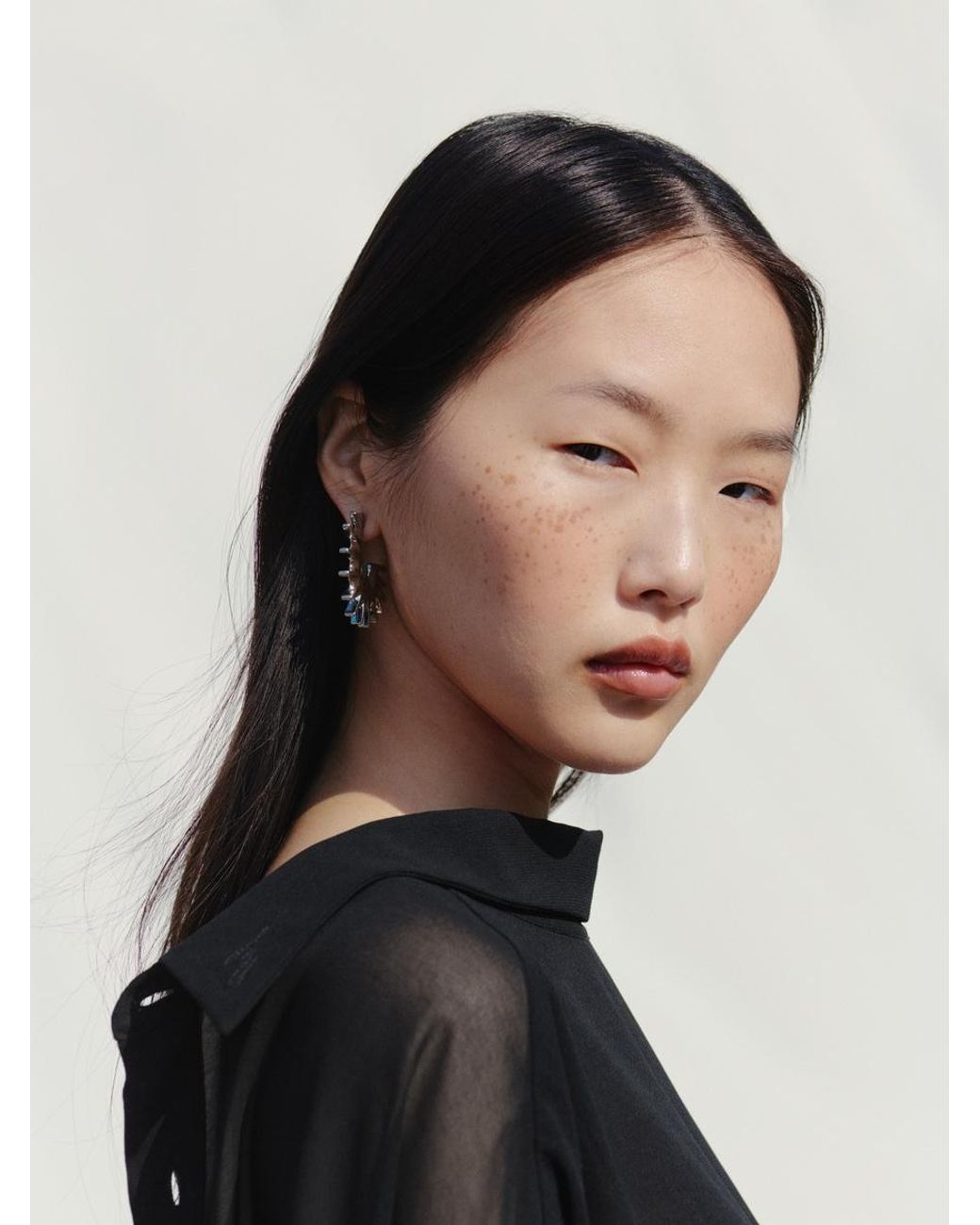 Jacquemus White The Hippocampe Earrings