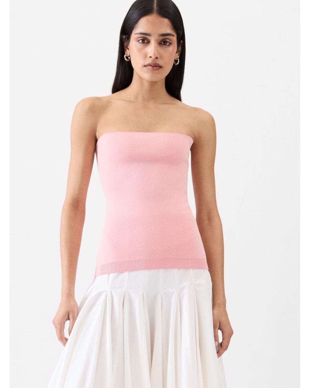 Jacquemus White The Sera Knit Top
