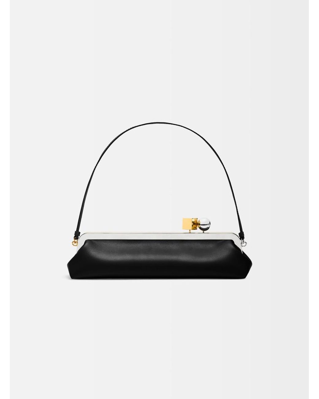 Jacquemus White The Salon Clutch