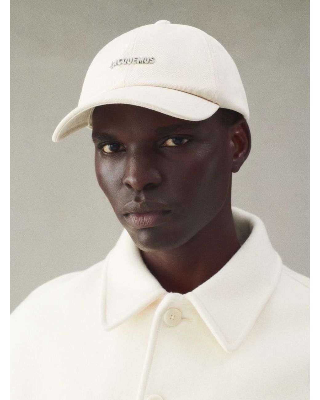 Jacquemus White La Casquette Gadjo Baseball Cap