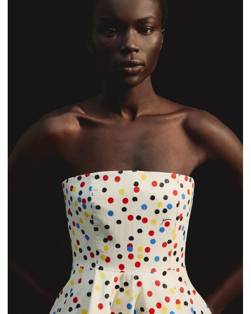 Jacquemus White The Confettis Dress