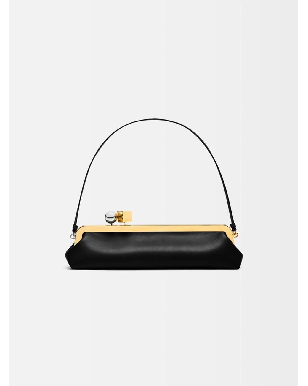 Jacquemus White The Salon Clutch