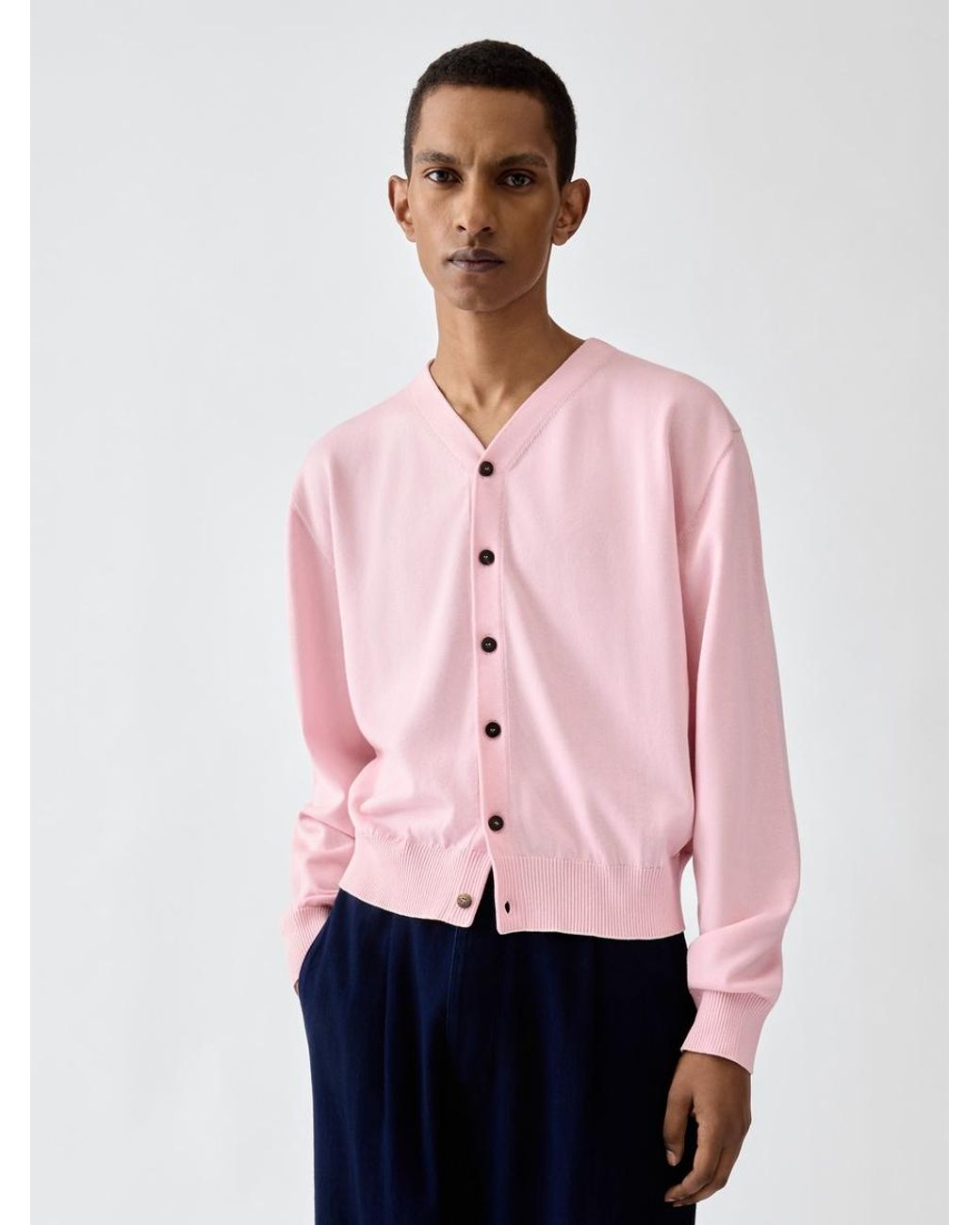 Jacquemus Pink The Rio Cardigan for men