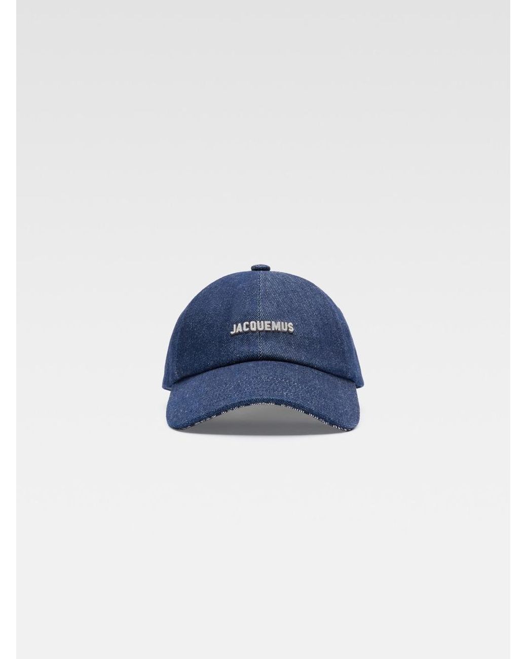 Jacquemus La Casa 'la Casquette Gadjo' Denim Cap in Blue | Lyst
